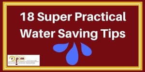 water saving tips - rprm drilling