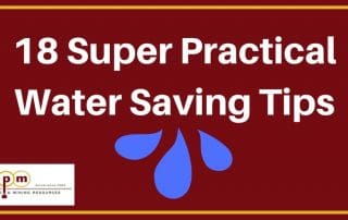 water saving tips - rprm drilling