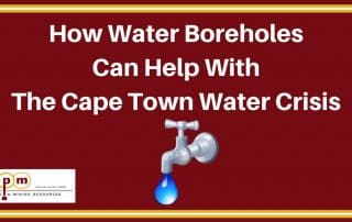 Water Crisis Cape Town - rpm drilling